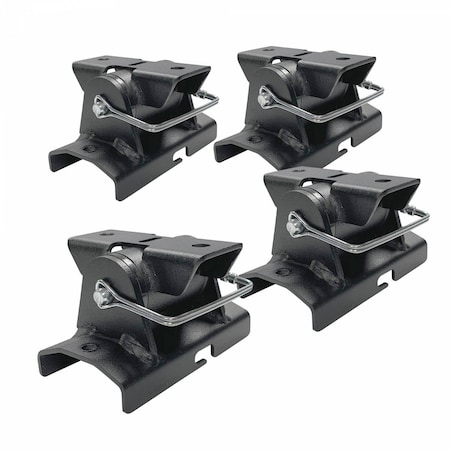 Go Rhino For SRM Roof Racks Enables Tent To Be Quickly Removed or Intalled With 4 Bracket Sets 5950030T
